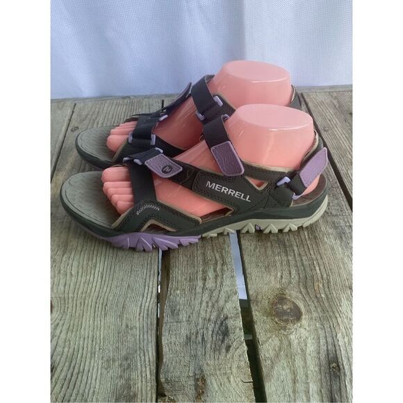 Merrell Tetrex Crest Strap Granite Purple Women Amphibious Shoes Sz 11 - Picture 5 of 10